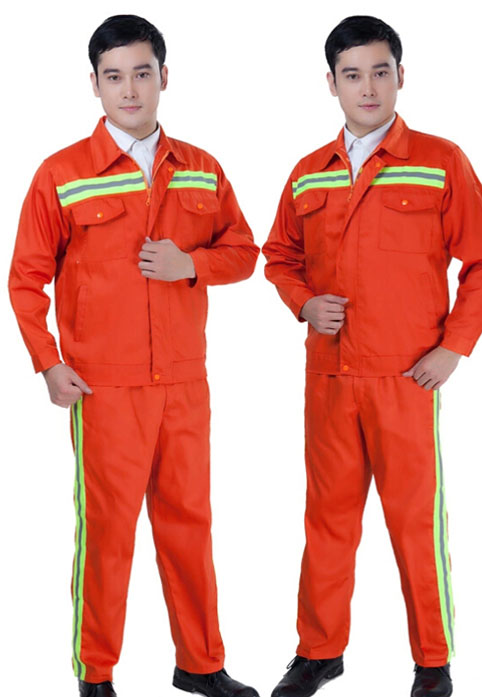 環(huán)衛(wèi)工作服是橙色的